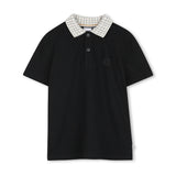 Black Slim-Fit Polo Shirt