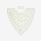 Coconut Pointelle Picot Swaddle Headband Set