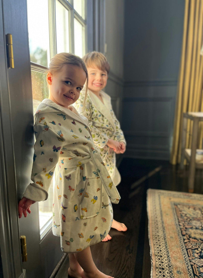 Organic Children’s Bathrobe – Madame Butterfly