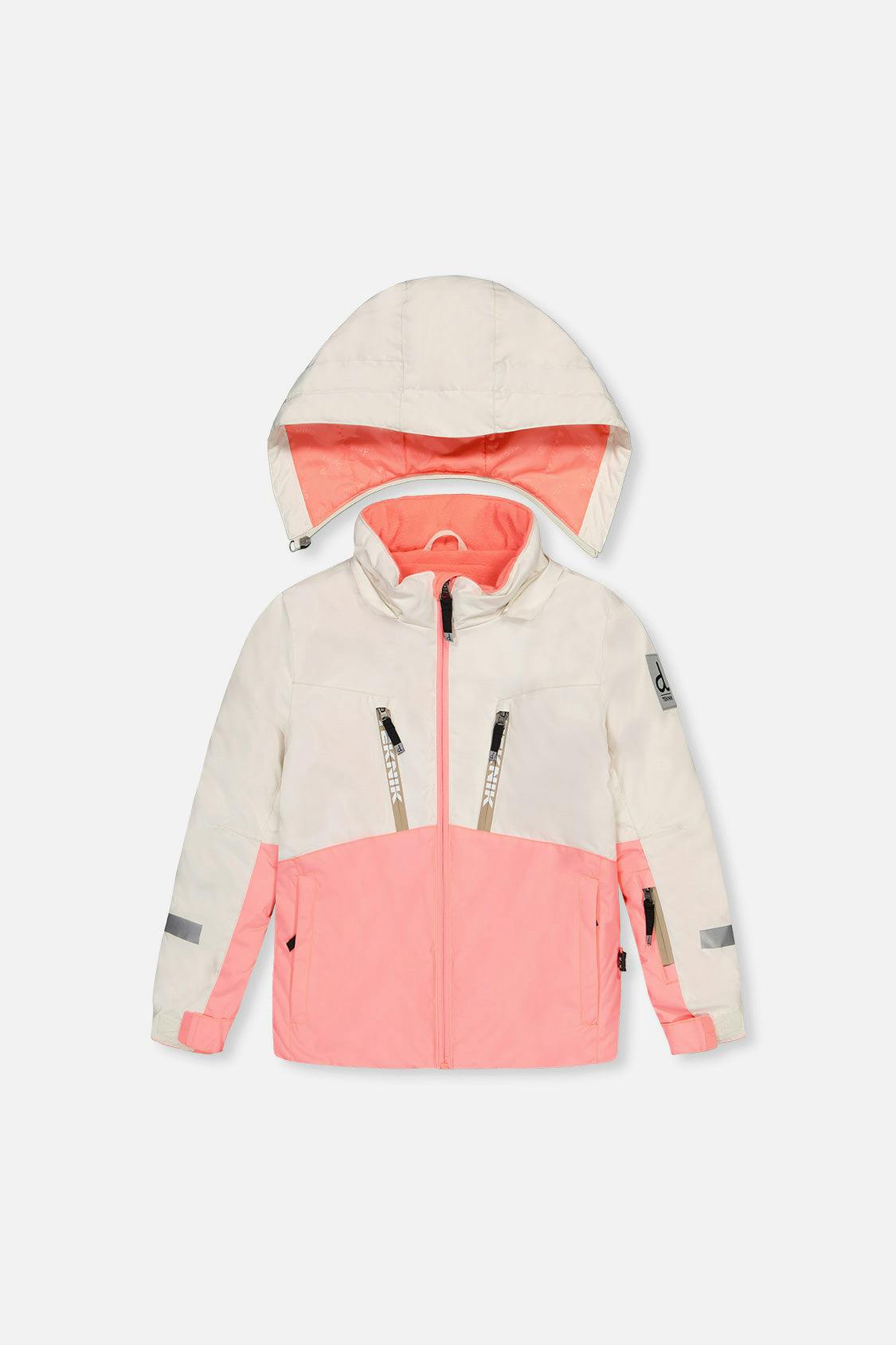 Two Piece Teknik Snowsuit Off-White And Pink