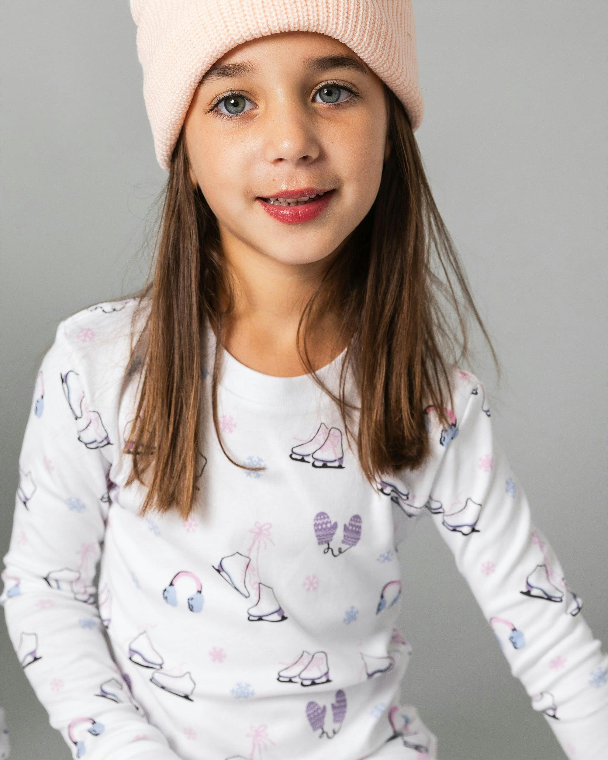The Organic Long Sleeve Pajama Set [Figure Skating]