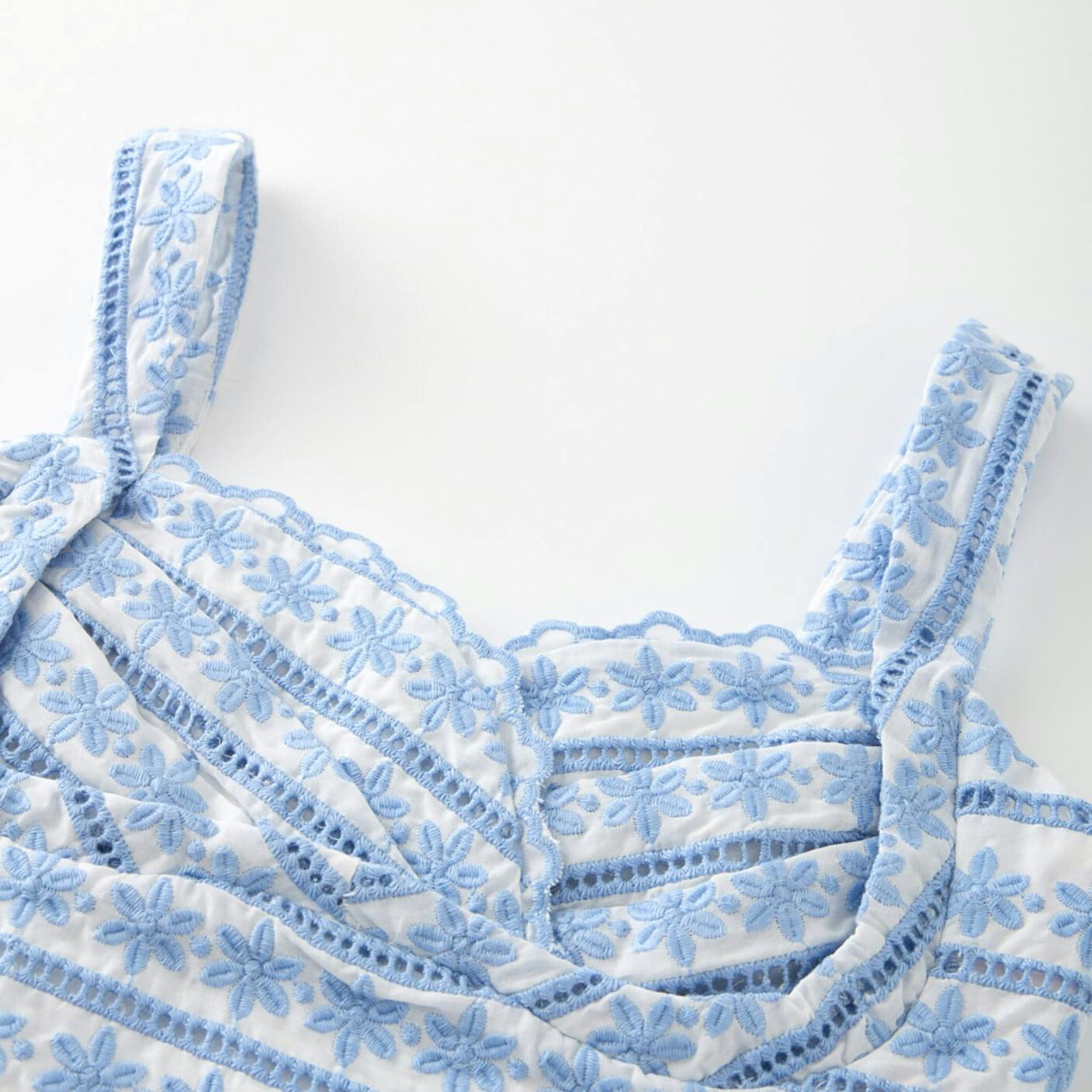 Odessa Frill Embroidered Top