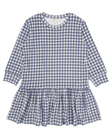 Jules Gingham Hacci Dress - Crown Blue
