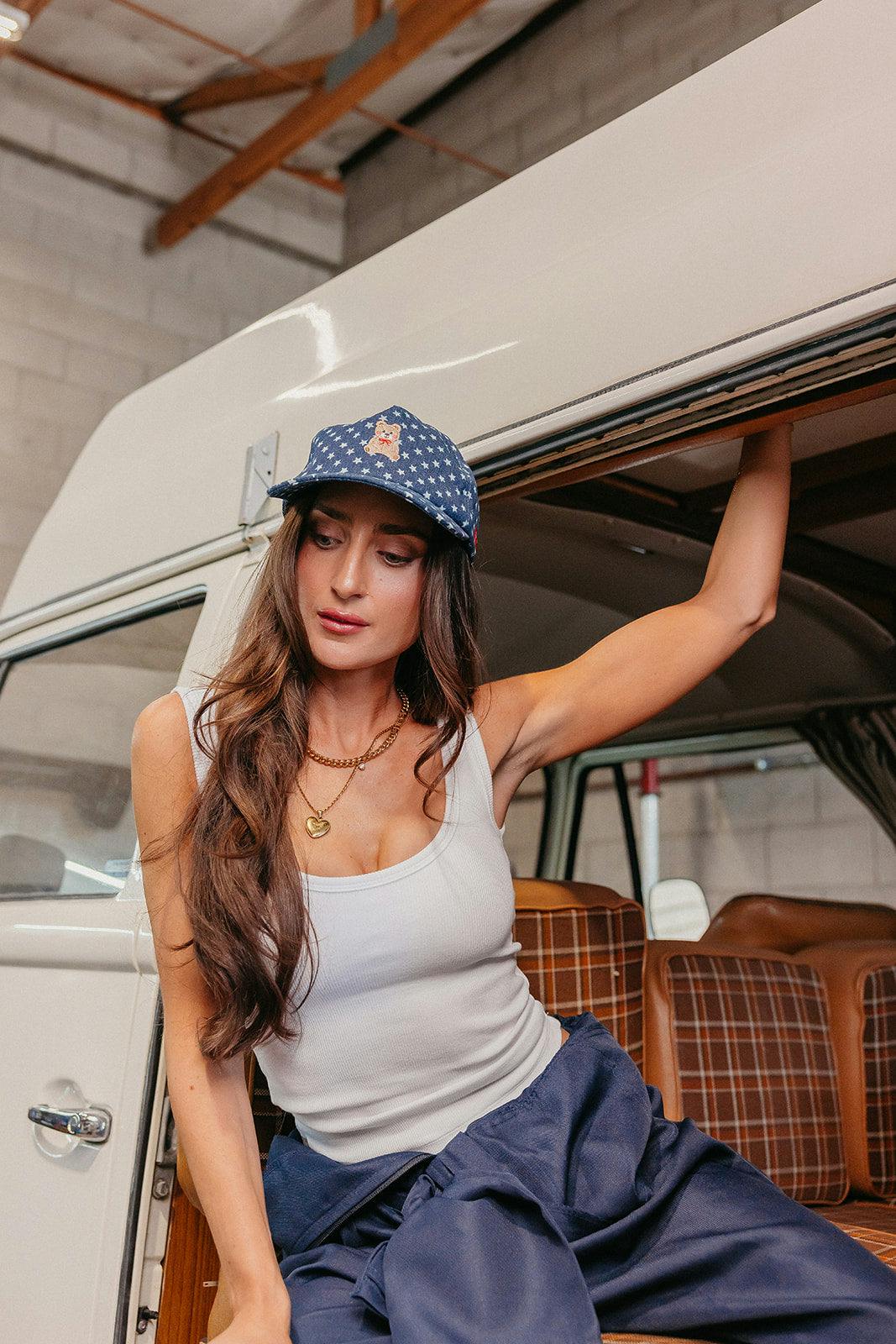 TEDDY BEAR STAR BASEBALL CAP