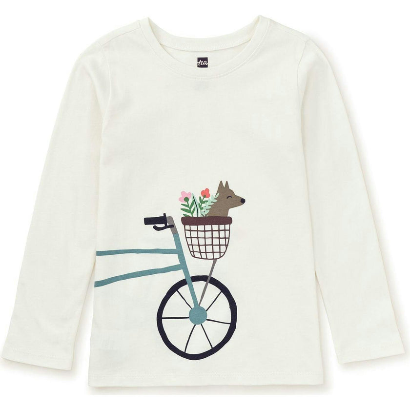 Wheelie Fun Graphic Tee, White