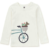 Wheelie Fun Graphic Tee, White