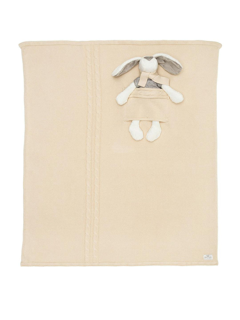Milo & Lilirose Knitted Baby Blanket Set