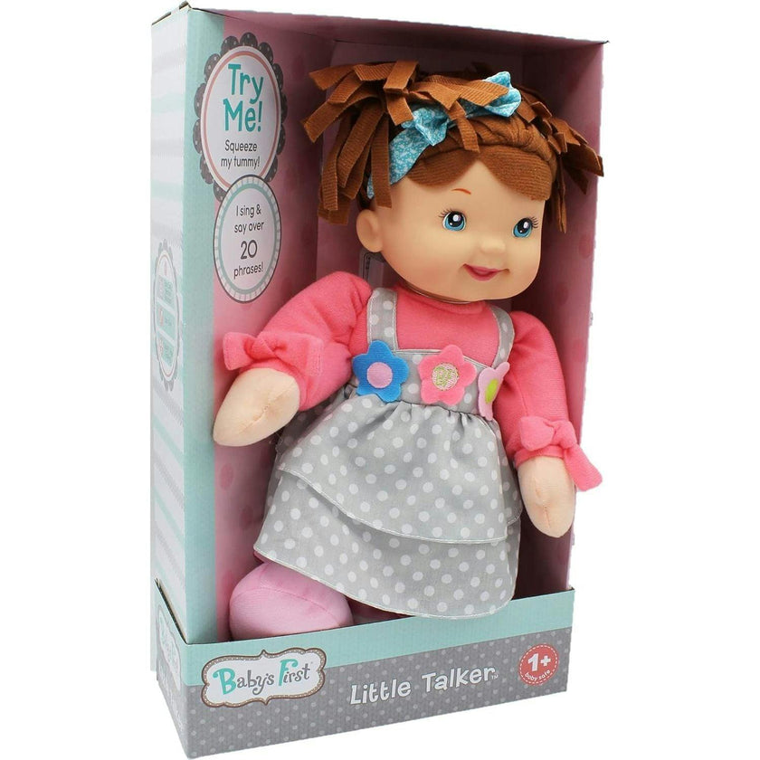 Baby's First Little Talker Brunette Baby Doll