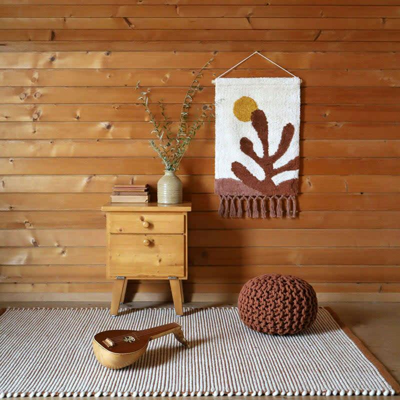 Small Rug Tassel Wall Hanging