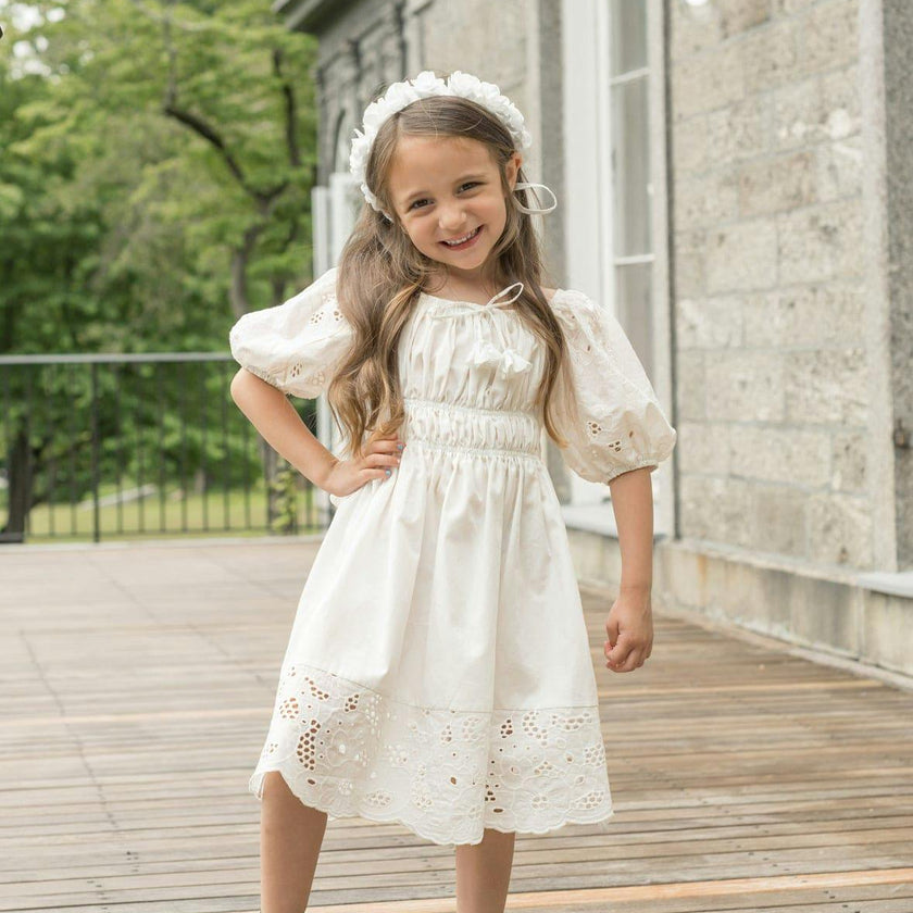 Blanca White Cotton Dress