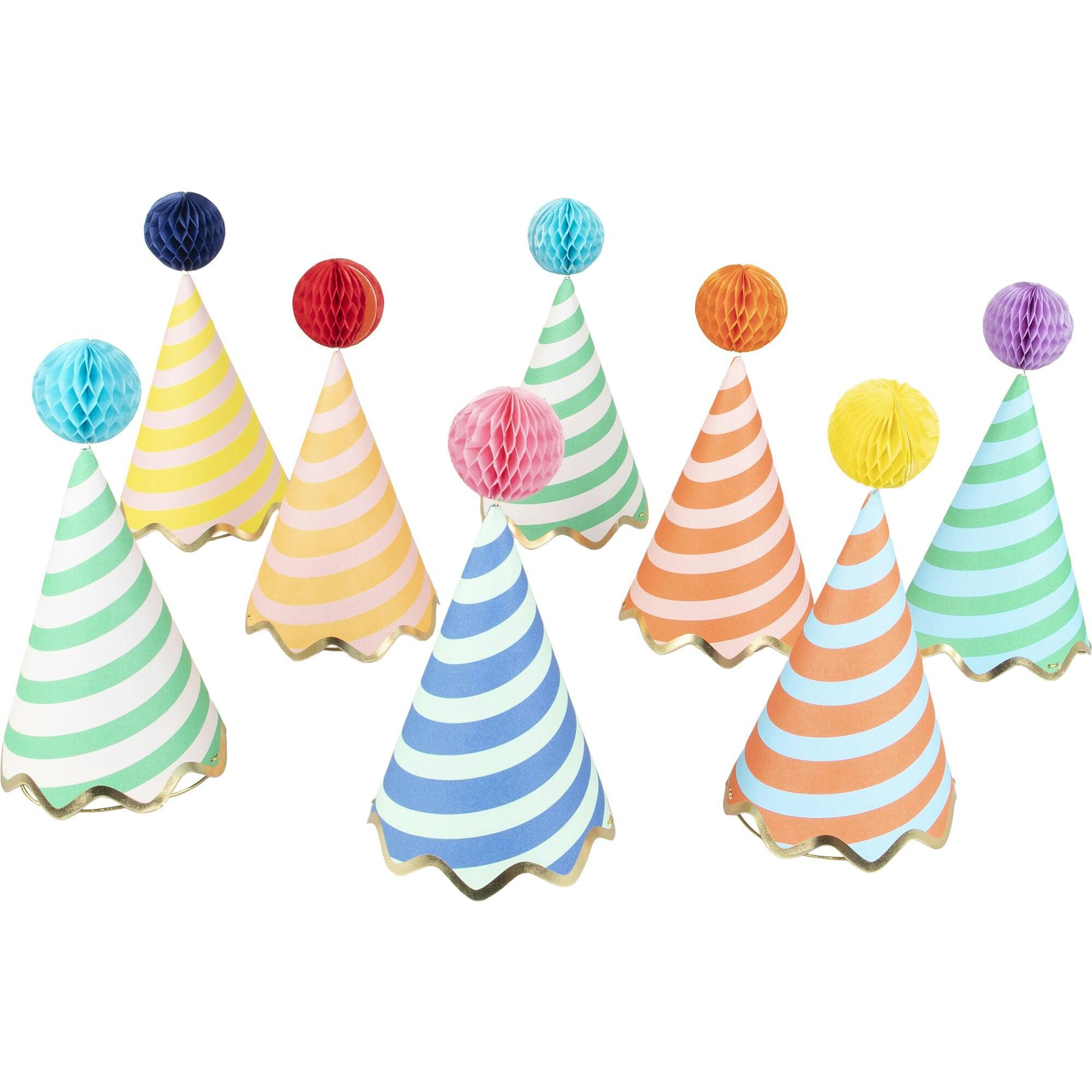 Stripe Party Hats