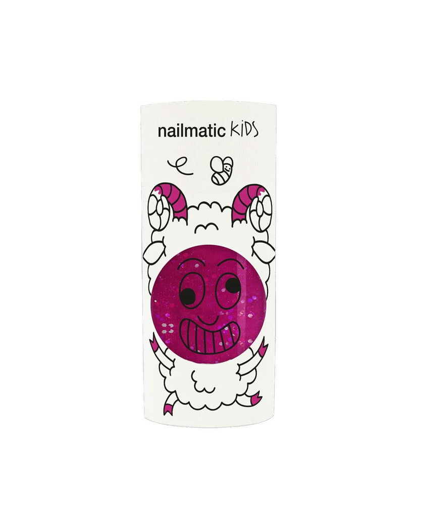 Nail Polish for Kids GLITTER SINGLE SHEEPY Raspberry Glitter