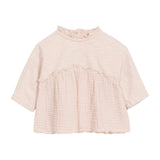 Ruffled High Neck Top