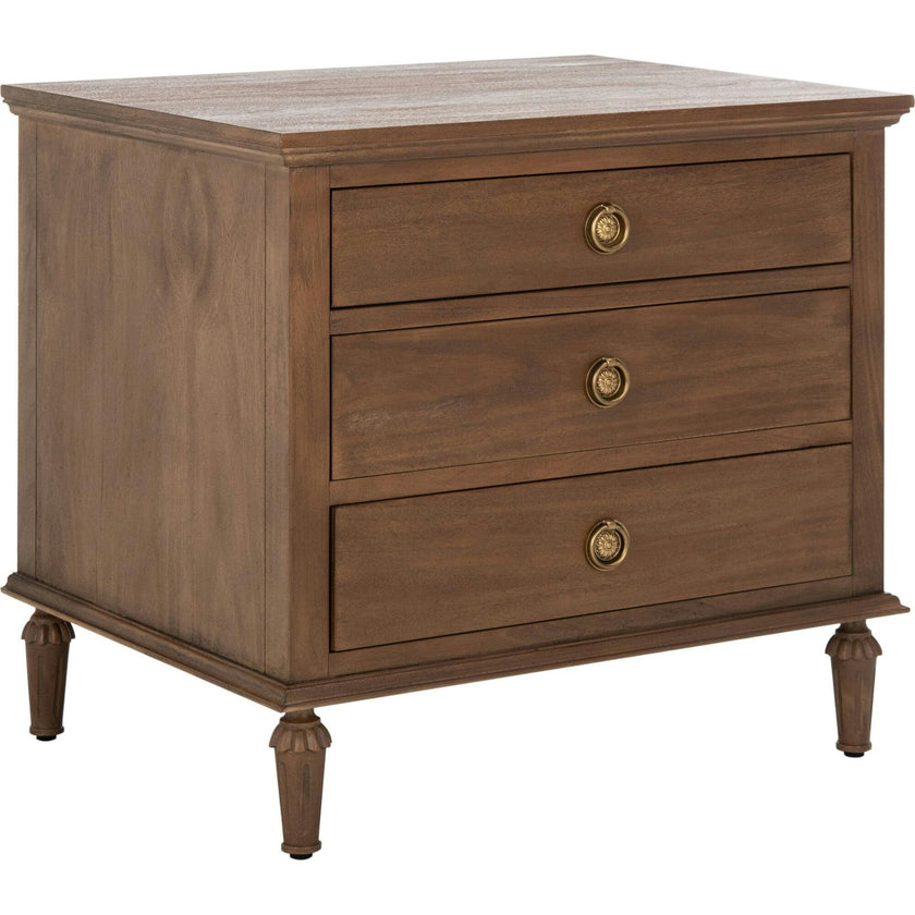Lisabet 3 Drawer Nightstand