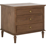 Lisabet 3 Drawer Nightstand