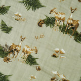 Forest Party Organic Cotton Crib Sheet
