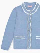 Blue Alegria Cotton Girl Cardigan