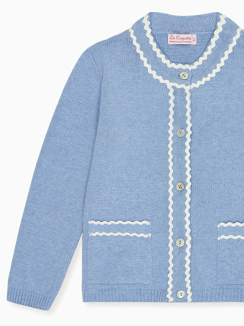 Blue Alegria Cotton Girl Cardigan