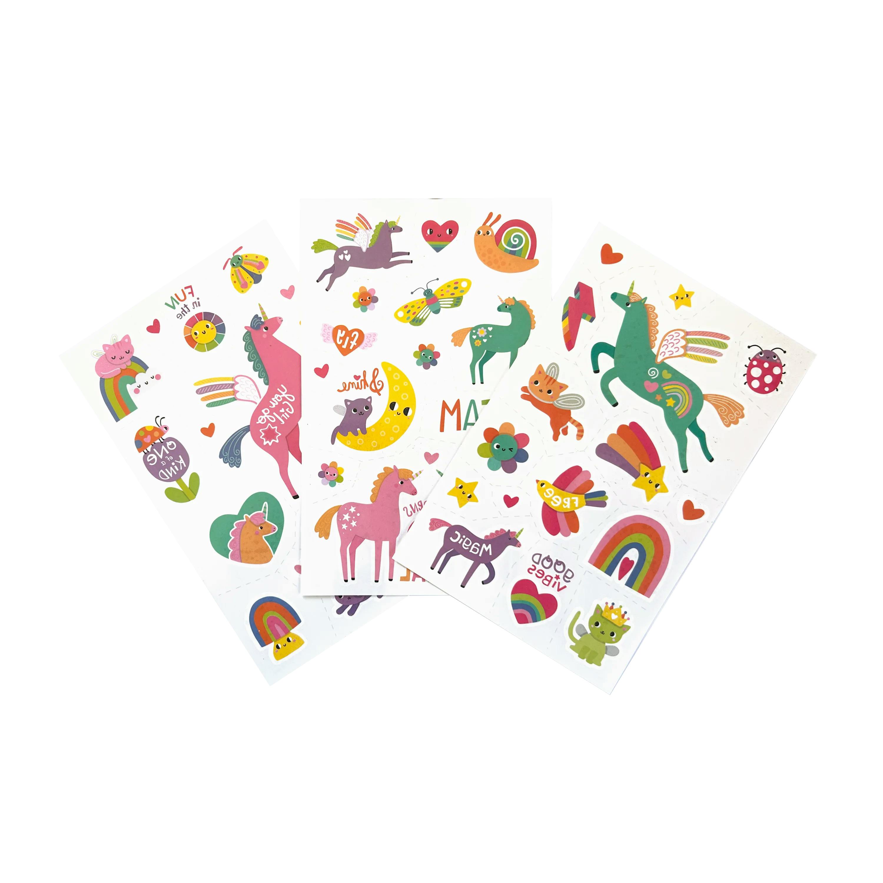 Tattoo-Palooza Glow in the Dark Temporary Tattoos - Magic Moonbeams - 3 Sheets