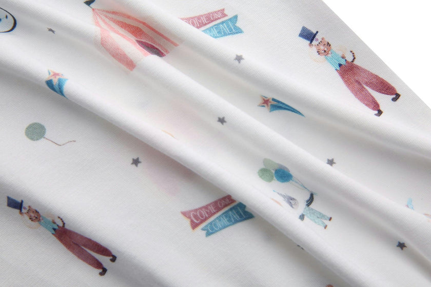Bamboo Magnetic Footie Pajama - Le Cirque