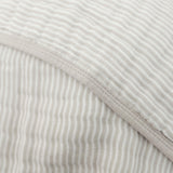 Original Organic Cotton Muslin Quilt - Sand Stripe