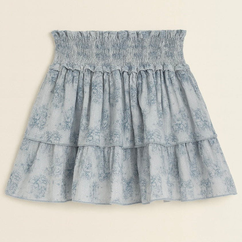 Gigi Skirt in Mini Roses Blue