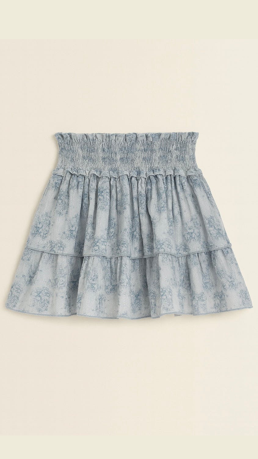 Gigi Skirt in Mini Roses Blue