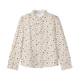 Girl Ruffle Print Blouse