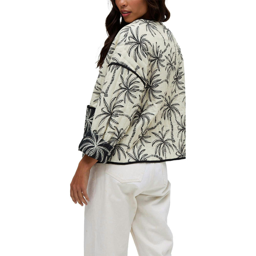 Felicity Palm Print Reversible Jacket