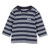 Navy Baby Vest Outfit Set