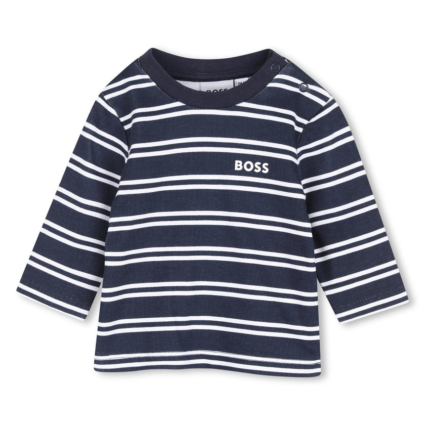 Navy Baby Vest Outfit Set