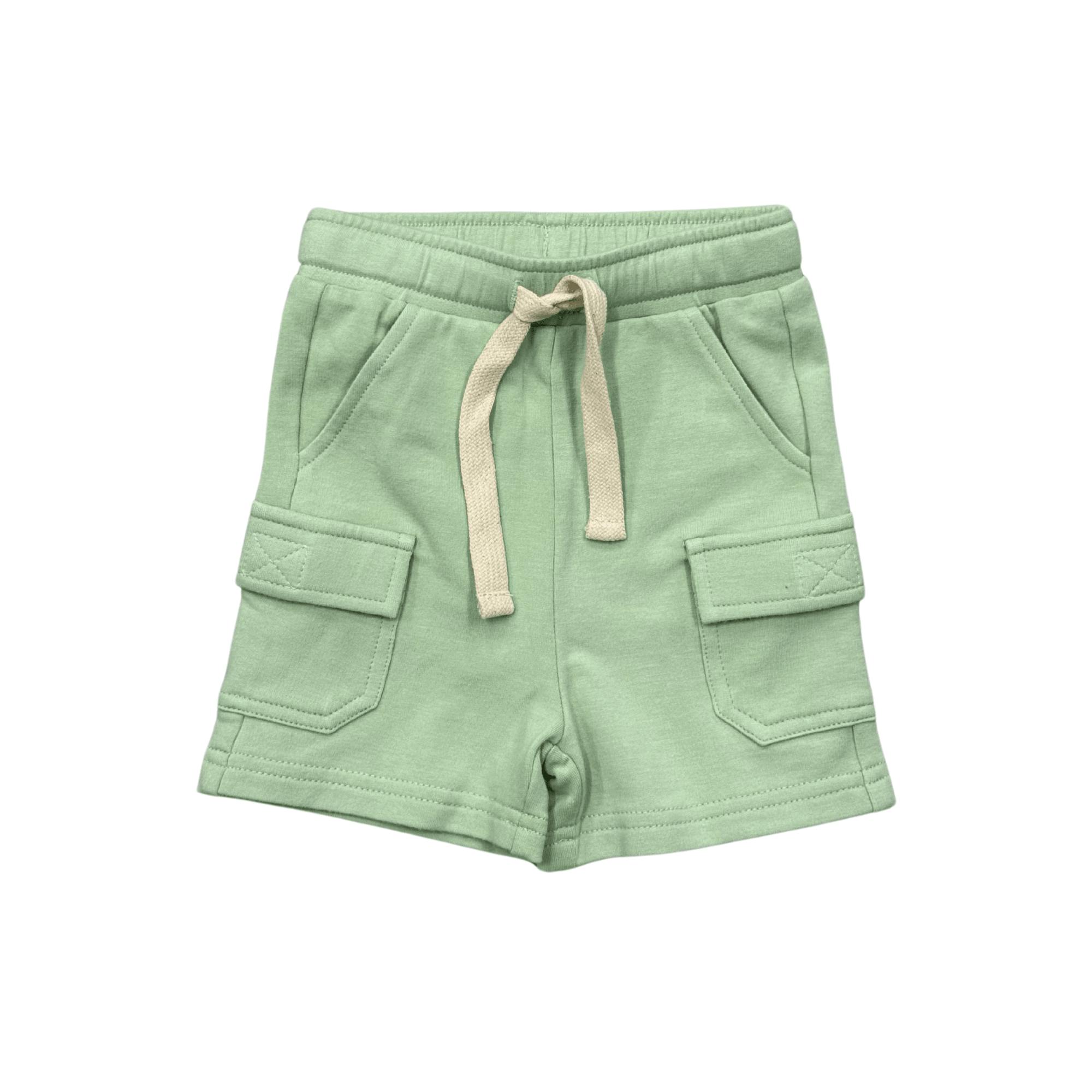 Boys Cargo Shorts in Dusty Sky Blue