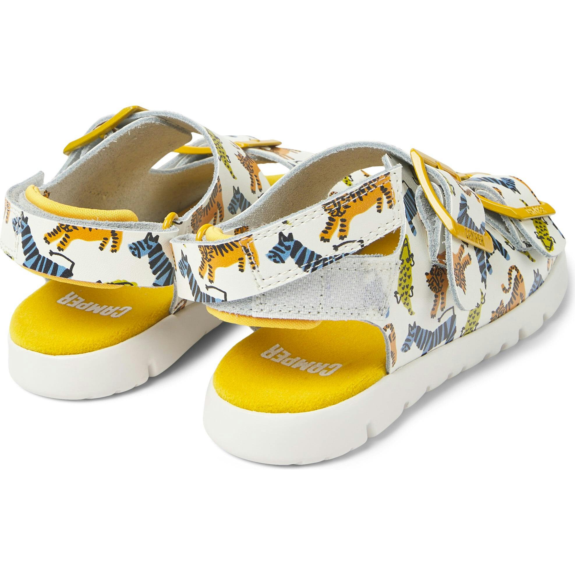 Oruga Sandals Leather, Multicolored