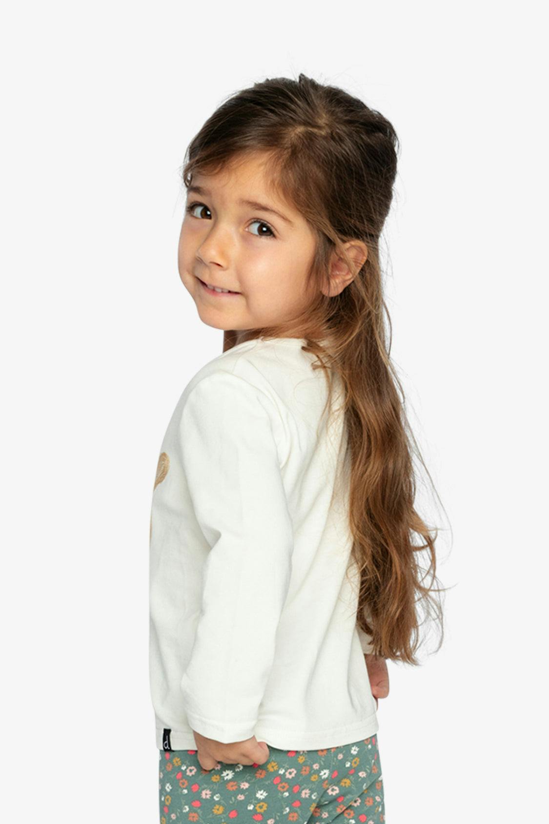 Organic Cotton Long Sleeve T-Shirt Off-White