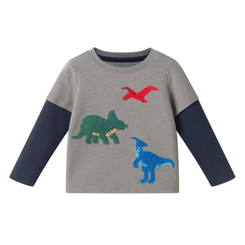 Infant Boys Twofer Tee & Jogger Set | Dino Trio