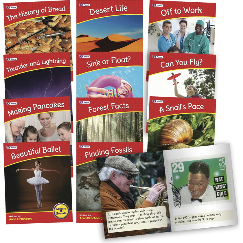Letters & Sounds Phase 6 Set 2 Non-Fiction Educational Learning Set