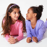 Bubblegum Pink Bamboo Kids Pajamas