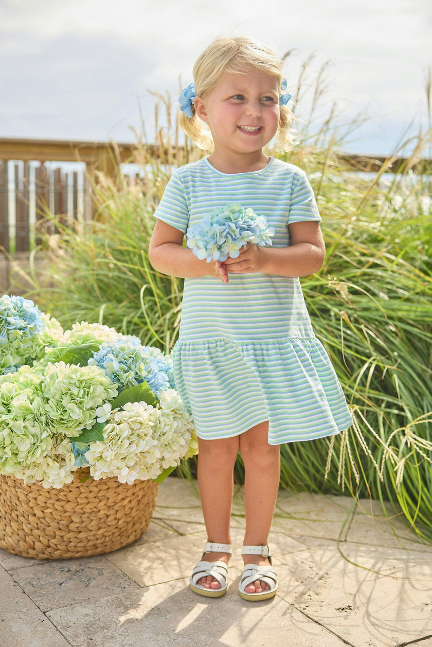 Kari T-Shirt Dress - Greenview Stripe