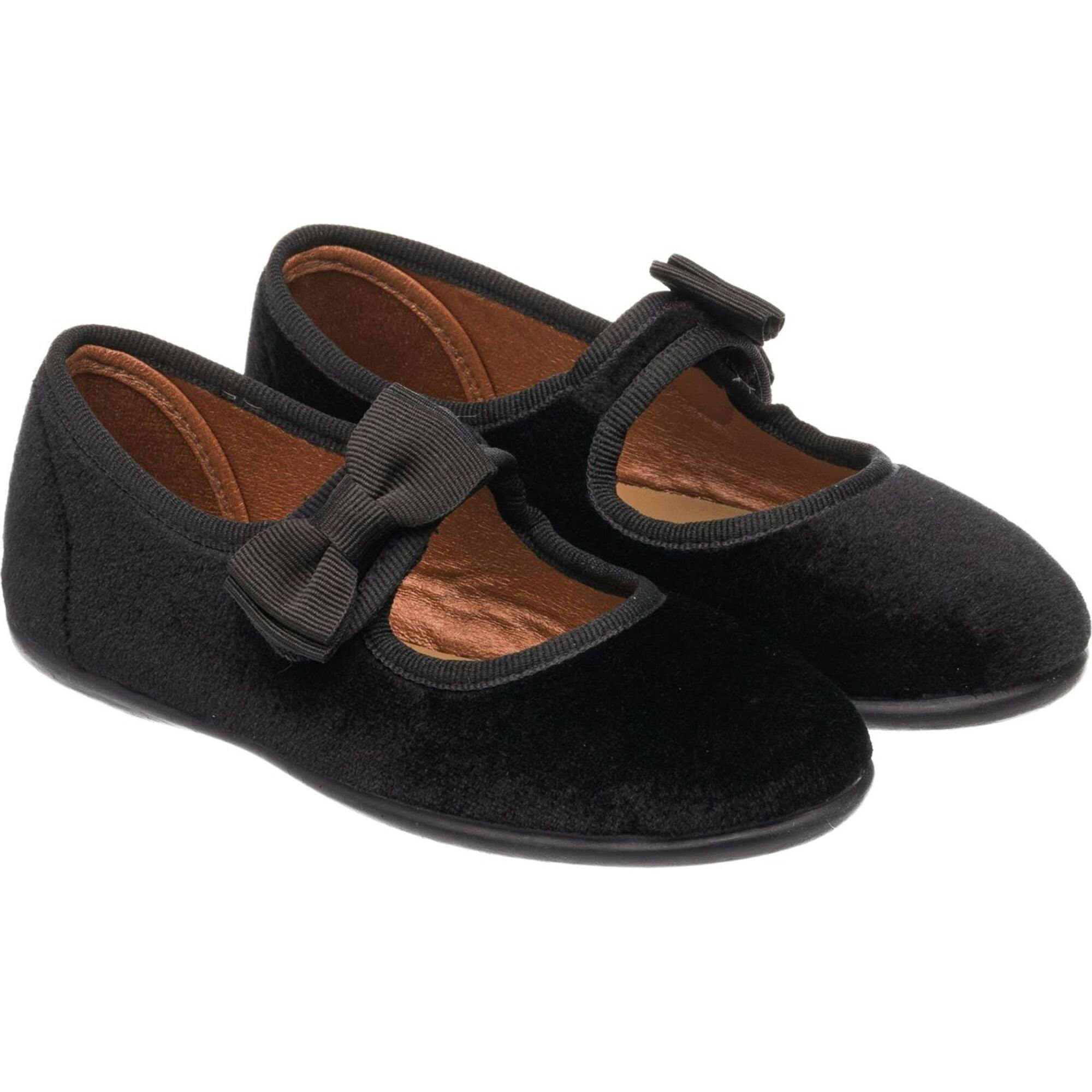 Velvet Bow Mary Jane