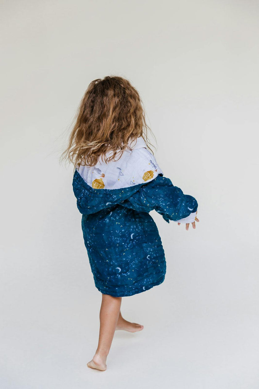 Certified Organic Muslin Reversible Bath Robe