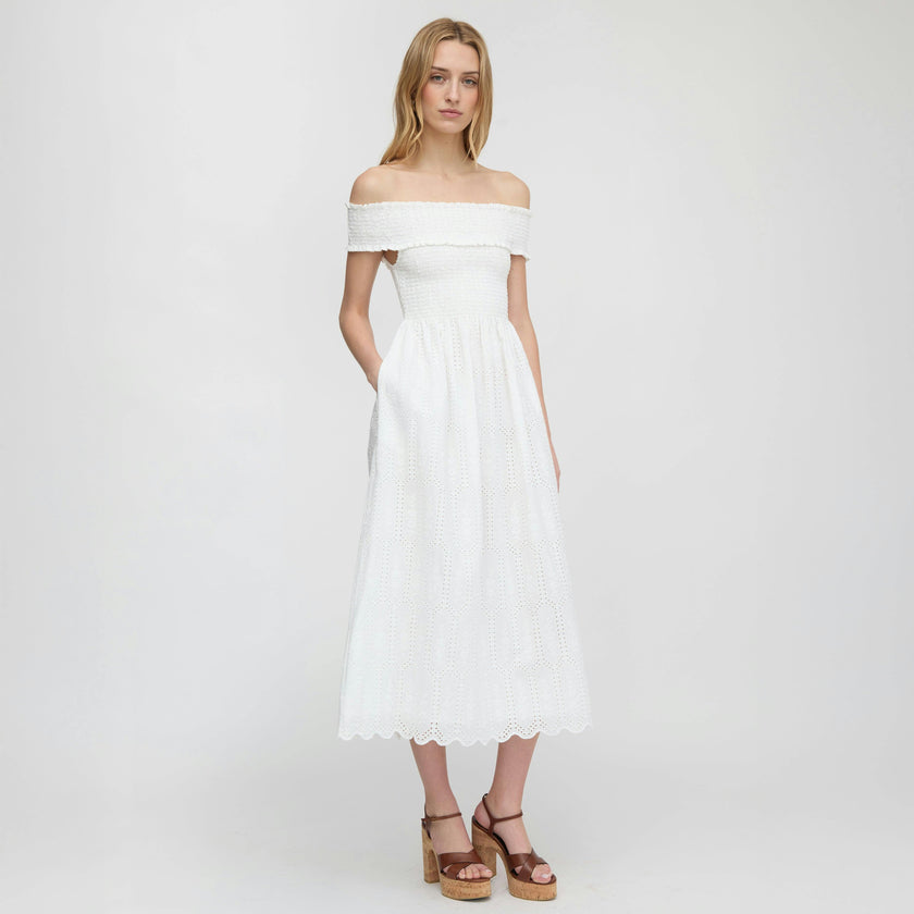 Hill House Home The Marguerite Nap Dress | White Trellis Broderie | Large | Adult | Maisonette Hill House Home The Marguerite Nap Dress | White Trellis Broderie | Large | Adult | Maisonette