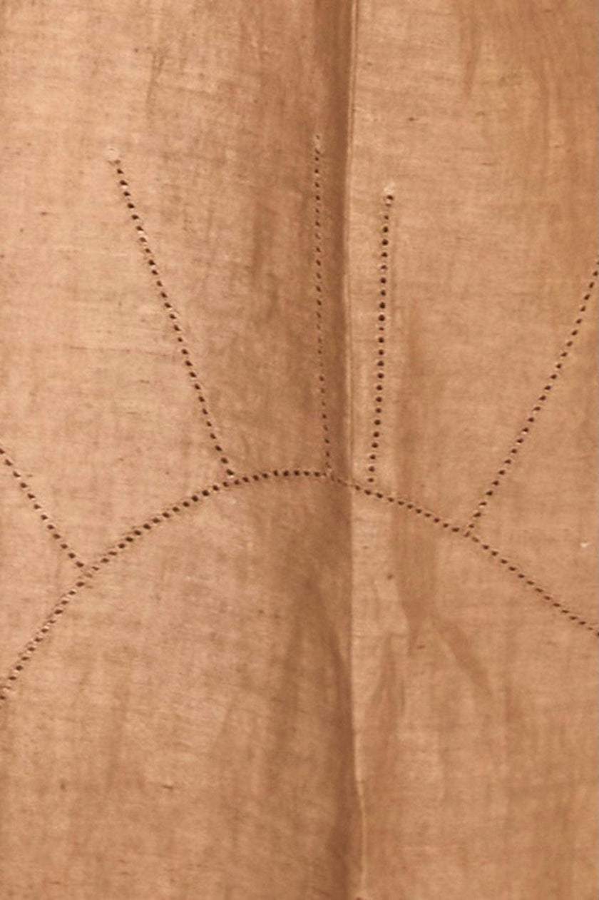 Mirth Pant in Brownie Linen