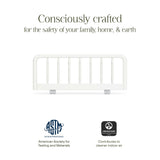 Liberty Spindle Twin/Full Bed Guardrail in Warm White
