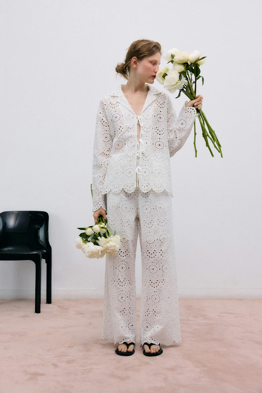 Jara Woman Pant Ecru