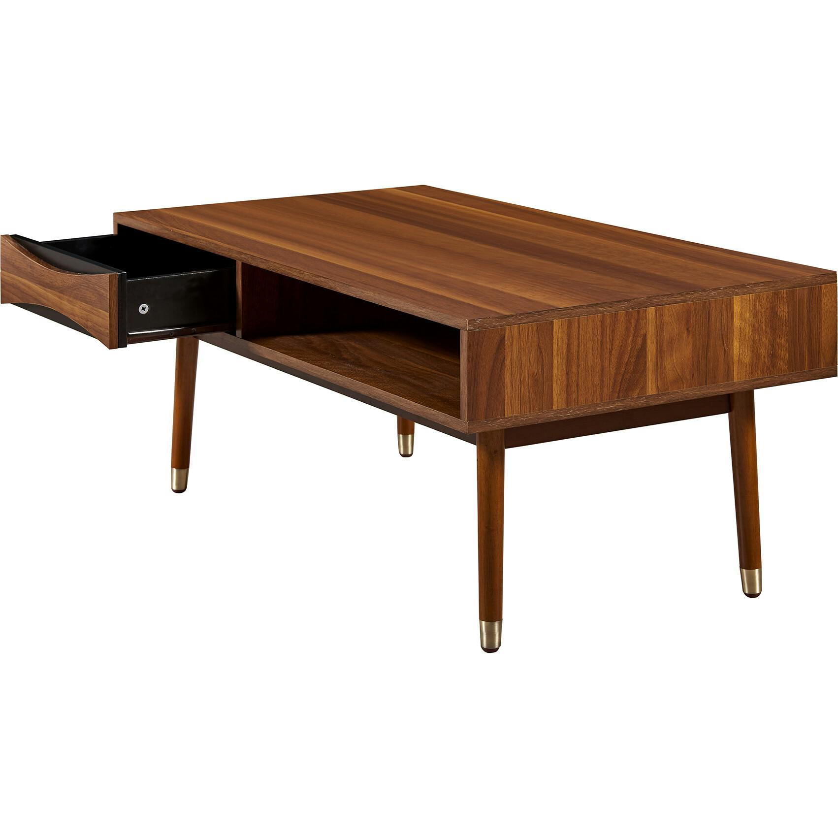 Dawson Modern Wooden Coffee Table with Storage