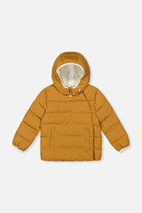 Winter Jacket Adapted For Car Seats Brown Sugar