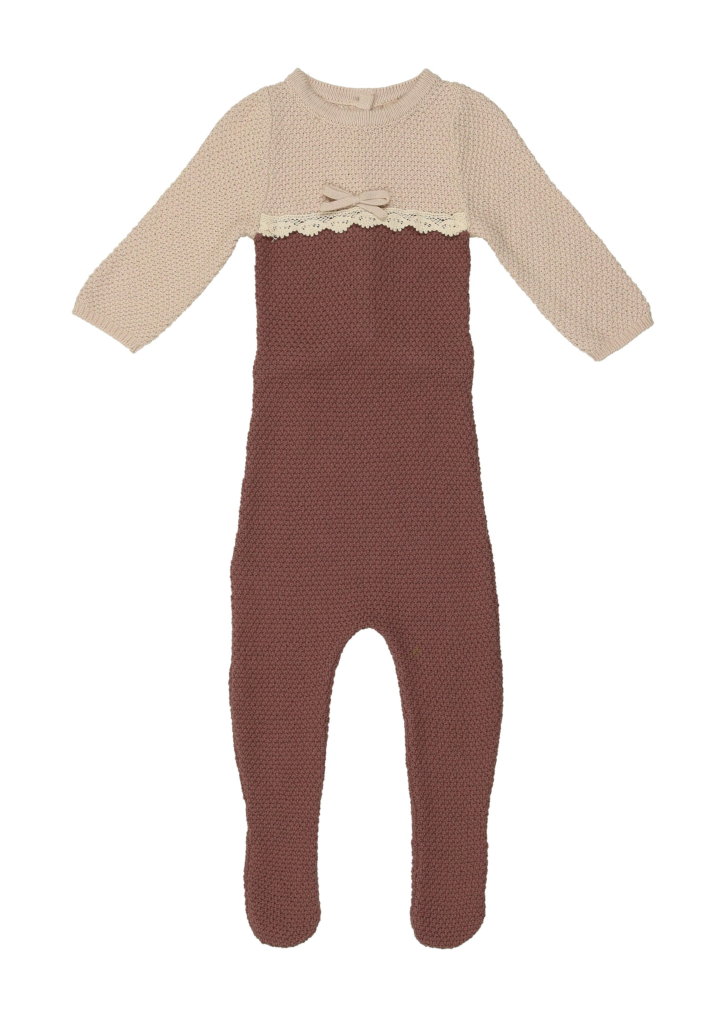 Cutie Color-Block Long Sleeve Footie