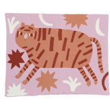 Surprised Tiger Knit Midi Blanket