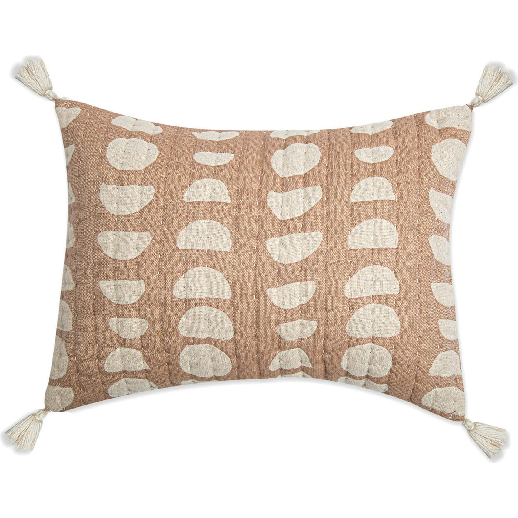 Jacquard Pillow Copper Moon Phase