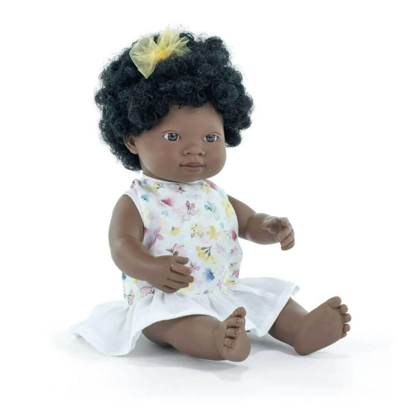 My Friends and Me Collection African Baby Girl Doll with Black Hair - 15"